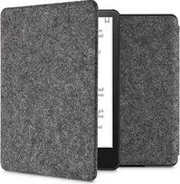 kwmobile dėklas, suderinamas su "Amazon Kindle Paperwhite 11th Generation 2021" - veltinio audinio apsauginis elektroninės skaityklės dėklas - tamsiai pilkas
