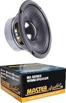 MASTER AUDIO 1 MA16DW/8 MA 16DW/8 Profesionalus žemų dažnių garsiakalbis 16,5 cm 165 mm 6,5 colio 150 W RMS ir 300 W max 8 omų pusiau standi pakaba 1 vnt.
