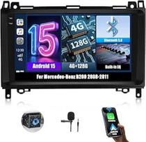 OiLiehu 4G + 128G Android automobilinis radijas Mercedes Benz Sprinter B200 W906 W639 AB klasės W169 W245 2008-2011 Double DIN CarPlay Android automobilinis radijas su ekranu 9 colių Bluetooth FM RDS GPS WiFi SWC EQ