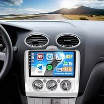 OiLiehu 6G + 128G/8 Core Android 15 automobilinis radijas 2 DIN Ford Focus MK2 Exi MT 2004-2011 CarPlay Android Car 9 colių automobilinis radijas su ekranu Mirror Link Bluetooth GPS FM RDS WiFi SWC DSP/EQ Reversing