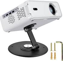 Projektoriaus stalinis stovas 360° kampu pasukamas "Leader Desktop" projektoriaus laikiklis su 1/4 colio sriegiu Projektoriaus laikiklis "Epson", "BenQ", "Yaber" mini projektoriaus laikiklis lovos sofai