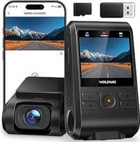 WOLFANG Dash Cam, Mini 2.5K 1440P WiFi Dash Cam mit 32GB SD Karte, Ultra Nachtsicht, 2" IPS Versteckte Dash Cam Auto, 170°Weitwinkel, WDR, 24 Std. Parkmodus, G-Sensor, Loop-Aufnahme