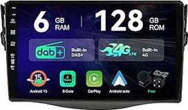 [6G+128G | Integruotas DAB+ 4G] - MSD automobilinis radijas "Toyota RAV4" (2007-2012) | Android 15 GPS navigacijos radijas | CarPlay Android automobilio vairo valdymas Dual-Band WiFi DSP | Kamera MIC | Octa-Core 2