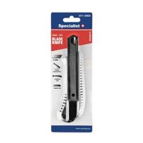 Peilis su nulaužiama geležte Specialist+ aliuminio 18mm