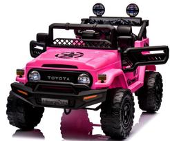 Toyota Fj Cruiser Pink 4x4 Minkšta Sėdynė Pilot Licencija Ličio Jonų Akumuliatorius