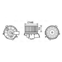 Salono ventiliatoriaus variklis AVA Clever Choice PE8378