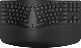 HP 965 Ergonomic Wireless Bluetooth Keyboard Keypad Combo, Sanitizable, Programmable, Split Zone Layout w/Negative Tilt (adjustable) - Black - US ENG | 7E756AA | 197192177747