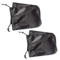 MirrorCover automobilio galinio vaizdo veidrodėlių gaubtai, juodi, 2 poros