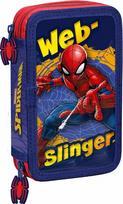 Dviejų skyrių penalas su priedais „Spider-Man“