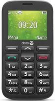 "Doro 1380 2G Dual SIM" atrakintas mobilusis telefonas senjorams su 2,4 colių ekranu, fotoaparatu ir avariniu mygtuku (juodas) [JK ir Airijos versija (juoda) ]