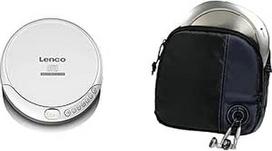 "Lenco CD" nešiojamasis CD grotuvas "Walkman Discman" su ausinėmis ir "Micro USB" įkrovimo laidu
