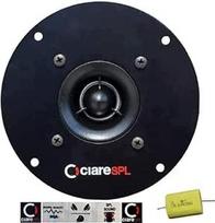 1 CIARE CT267 CT 267 aukštų dažnių garsiakalbis juodas 5 colių 13 cm 130 mm skersmens 150 W RMS 300 W maksimali varža 4 omų 105 dB SPL Automobilinis 1 vnt. + kondensatorius ir 5 nemokami lipdukai