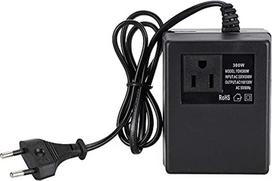 300W galios transformatoriaus įtampos keitiklis AC 220V į 110V ES kištukinį adapterį keliautojams (ES kištukas)