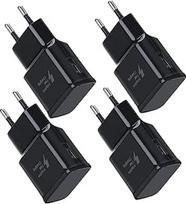 4 USB maitinimo šaltinio įkroviklio adapterio kištukas 5V-2A, universalus greitasis įkroviklis, skirtas iPhone 11/X 8/7/6, Samsung Galaxy S22 S21 S21 S20 S10 S6 S7 S8 S9/Edge/Plus/Active, A54 A34, Note 8/9/10 mobiliesiems telefonams