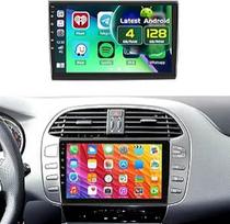 9 colių [Incell jutiklinis ekranas] "Android 15" automobilinis radijas "Fiat Bravo" 2008-2013 m. su belaidžiu "Carplay" "Android" automobiliu, 4+128G radijas su "Bluetooth/GPS"/ galinio vaizdo kamera/FM/RDS/EQ/WiFi/SWC/UI