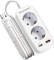 Adapteris Australijai, Kinijai su PD20W USB greituoju įkrovikliu, vokišku kištuku, dvipusio kištukinio lizdo adapteriu Australijai, Argentinai, Naujajai Zelandijai, 1,5 m kabeliu, I tipo
