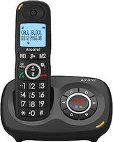 ALCATEL XL 595 B Voice Black su atsakikliu, senjorams skirtas telefonas su nepageidaujamų skambučių blokavimo funkcija