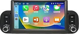 automobilinis radijo imtuvas FIAT Double Din Autoradio für Carplay und Android Auto Sprachsteuerung/FM/AM/USB/EQ/Touch Display/GPS Navi/Bluetooth/