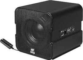 ESX V1600A aktyvaus žemųjų dažnių garsiakalbio kubas - 20 cm (8 colių) aktyvus žemųjų dažnių garsiakalbis su 8 colių pasyvia membrana