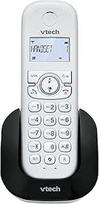 VTech CS1500 DECT belaidis telefonas Dvigubo įkrovimo fiksuotojo ryšio telefonas Ypač garsus klausymasis Laisvų rankų skambinimas ID ekranas ir apšviesta klaviatūra Balta