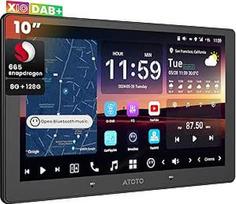 X10DG211E 10 colių "Android" DAB+ automobilinis radijo imtuvas su dvigubu ekranu, 8+128G, 4G LTE, dirbtinio intelekto balso asistentas, belaidis "Carplay" ir "Android Car", dvigubas mikrofonas, BT ir kameros įvestis, 36B-EQ, HDMI įvestis