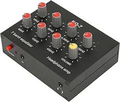 ZJchao Ekvalaizeris Home Audio, 7 juostų garso ekvalaizeris Home Audio Ekvalaizeris Grafinis ekvalaizeris su 12 dB High Bass reguliavimu, skirtas transliacijoms Podcast