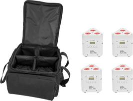 EUROLITE Set 4x AKKU TL-3 TCL weiß + SB-4 Soft-Bag (20000649)
