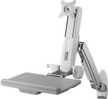 Schroff - Befestigungskit (VESA-Adapter, Montageklammer, einstellbarer Monitorarm, Tastatur-/Maus-Ablage) - einstellbarer Arm - für LCD-Display / PC-Ausrüstung - Kunststoff, Aluminium, Stahl - Bildschirmgröße: bis zu 61 cm (bis zu 24 Zoll) - Rack, seitliche Befestigung - für P/N: 25630-184 (60118563)