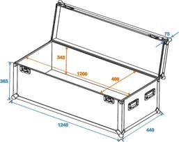 ROADINGER Universal-Case Profi 120x40x40cm (30126915)