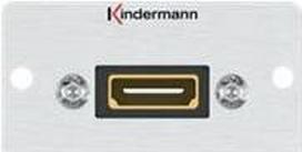 Kindermann - Ultra High Speed - HDMI-Verlängerungskabel mit Ethernet - HDMI weiblich zu HDMI männlich - 15 m - Hybrid Kupfer/Kohlefaser - Active Optical Cable (AOC), Support von 4K 60 Hz (7444000715)