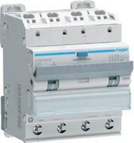 HAGER ADM466QC FI-LS 4P 6kA C-16A 30mA Typ A QC/QB (ADM466QC)