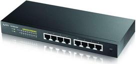 ZYXEL GS1900-8HP 8-port GbE L2 PoE Smart Switch 802.3at desktop fanless 70 Watt (GS1900-8HP-EU0102F)