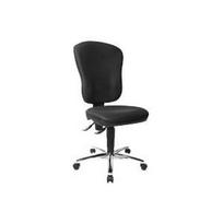 Topstar office chair Steel Point 80, 8189 BB0 fabric black, chrome frame