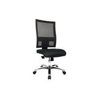Topstar office chair Nito, PRONETSYT20 fabric black, aluminum frame