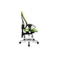 Topstar office chair Sitness 15, ST19UG05 fabric green, chrome frame