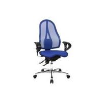 Topstar office chair Sitness 15, ST19UT38 fabric blue, chrome frame