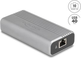 Delock USB 40Gbps Type-C Netzwerk Adapter 10 Gigabit LAN 1 x RJ45 (64349)