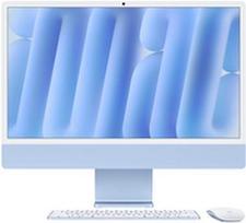 APPLE iMac Z1EP 59,62cm 23,5Zoll Standardglas M4 10C CPU/10C GPU/16C N.E. 16GB 256GB SSD Gbit Eth MM NumKey TID DE Blau (Z1EP-MWV13D/A-07CCB3)