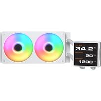 Cougar CPU Wasserkühlung Poseidon Vistek Pro 240 ARGB Weiß - AMD Sockel AM3 (Ph. II/Ath. II) - AMD Sockel AM4 (Ryzen) (CGR-PSDVPRGB-W-240)