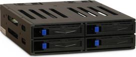 SNT Backplane 4x SAS/SATA/SSD (schwarz) (ST-1040SR black)