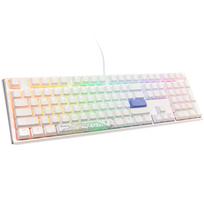 Ducky One 3 Classic Pure White Gaming Tastatur, RGB LED - MX-Red (US) (DKON2108ST-RUSPDPWWWSC1)