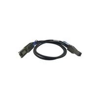 QNAP CAB-SAS10M-8644-8088 - Externes SAS-Kabel - SAS 6Gbit/s - 4 x Mini SAS HD (SFF-8644) (M) bis 26 pin 4x Mini SAS (M) - 1 m - Schwarz