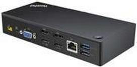 Lenovo ThinkPad USB-C Dock - Dockingstation - USB-C - VGA - 1GbE - 90 Watt - Italien (40A90090IT)