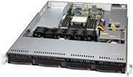 Supermicro SC815 TQC4-605WB2 - Rack-Montage - 1U - SATA/SAS - Hot-Swap 600 Watt - Schwarz
