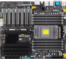 Super Micro SUPERMICRO X12SPA-TF - Motherboard - Erweitertes ATX - LGA4189-Sockel - C621A Chipsatz - USB-C Gen2, USB 3,2 Gen 1, USB 3,2 Gen 2, USB-C Gen 2x2 - 10 Gigabit LAN, Gigabit LAN - Onboard-Grafik - HD Audio - für SC743 AC-1K26B-SQ, SC747 BTQ-R2K04B (MBD-X12SPA-TF-B)