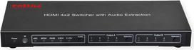 ROTRONIC-SECOMP ROLINE 4K HDMI Matrix Switch, 4 x 2 - Video/Audio-Schalter