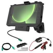 Ram Mounts RAM EZ-Roll'rT USB-C Powered Mount for Samsung Tab Active5 (RAM-101-225B2-SAM60CP-V7CU)