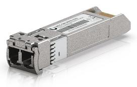 Ubiquiti SFP+ transceiver for CWDM to 20 km using single-mode fiber with a duplex LC UPC connector (UACC-OM-SFP10-1570)