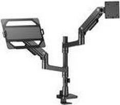 ACT AC8341 Monitor Arm with Laptop Holder Office Premium, gas spring, pole mount, 1 monitor
