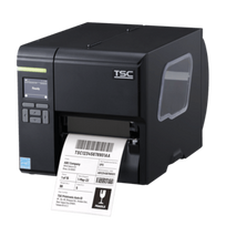 TSC ML341P, 12 Punkte/mm (300dpi), RTC, Display, USB, USB-Host, RS232, Ethernet, USB Etikettendrucker, Thermotransfer, Auflösung: 12 Punkte/mm (300 dpi), Medienbreite (max): 118 mm, Druckbreite (max.): 108 mm, Rollendurchmesser (max.): 203mm, Farbband Kern: 25,4 mm, Geschwindigkeit (max.): 204 mm/Sek, Real Time Clock, LCD Display, Touch, Black Mark Sensor, Gap Sensor, USB, USB-Host, RS232, Ethernet (10/100Mbit), RAM: 128MB, Flash: 128MB, inkl.: USB, Netzkabel (EU), QSG (ML341P-A001-0202)
